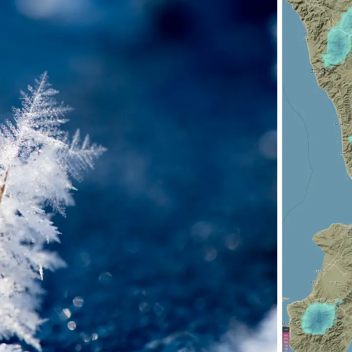 Anche nel Vibonese arriva la neve: domenica il picco del freddo e primi\u00A0fiocchi\n