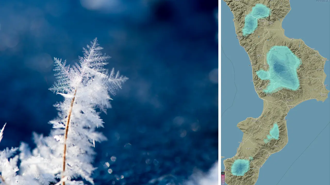 Anche nel Vibonese arriva la neve: domenica il picco del freddo e primi\u00A0fiocchi\n