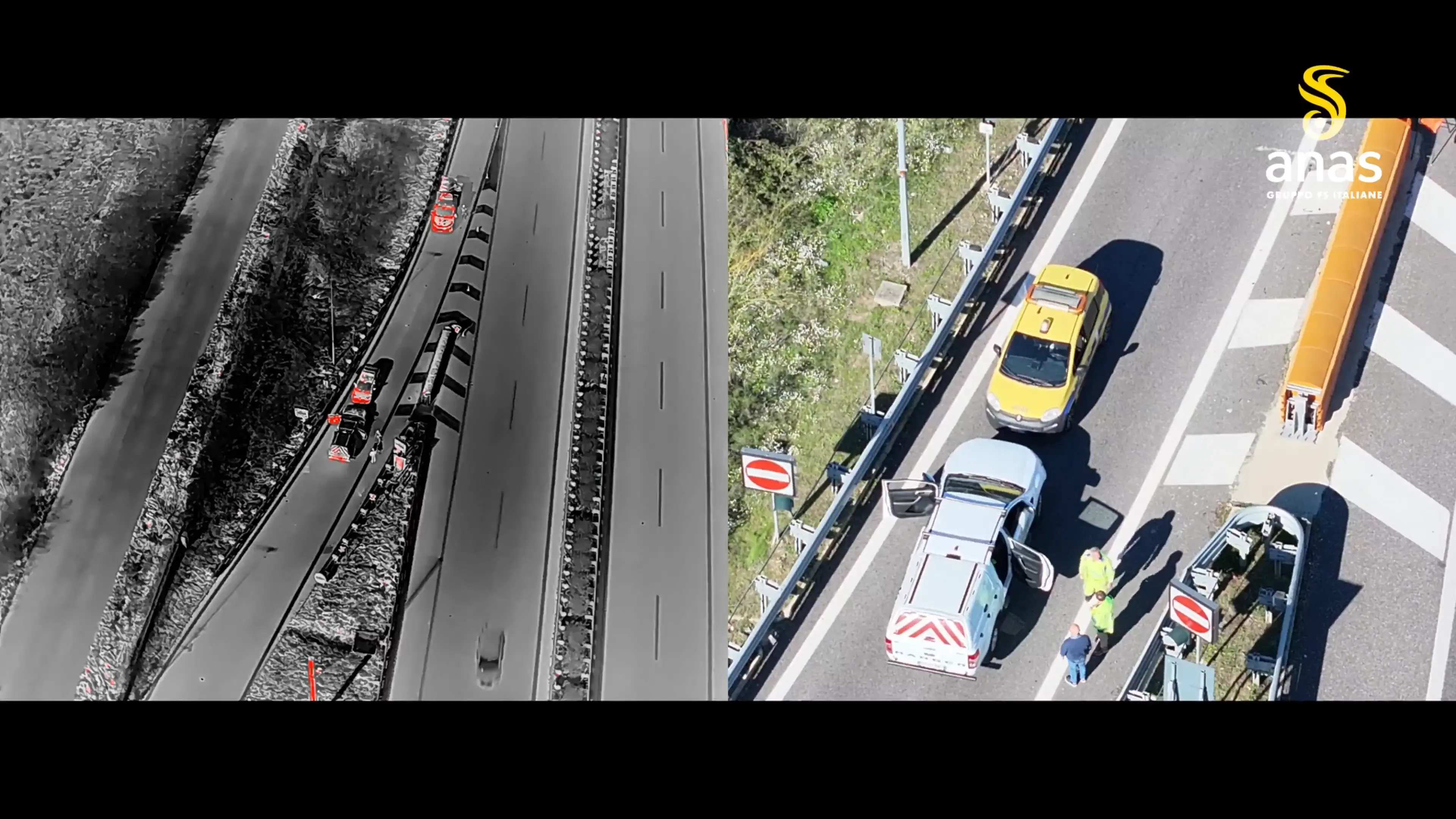 I droni per i soccorsi sull'autostrada: la sperimentazione di Anas sull'A2
