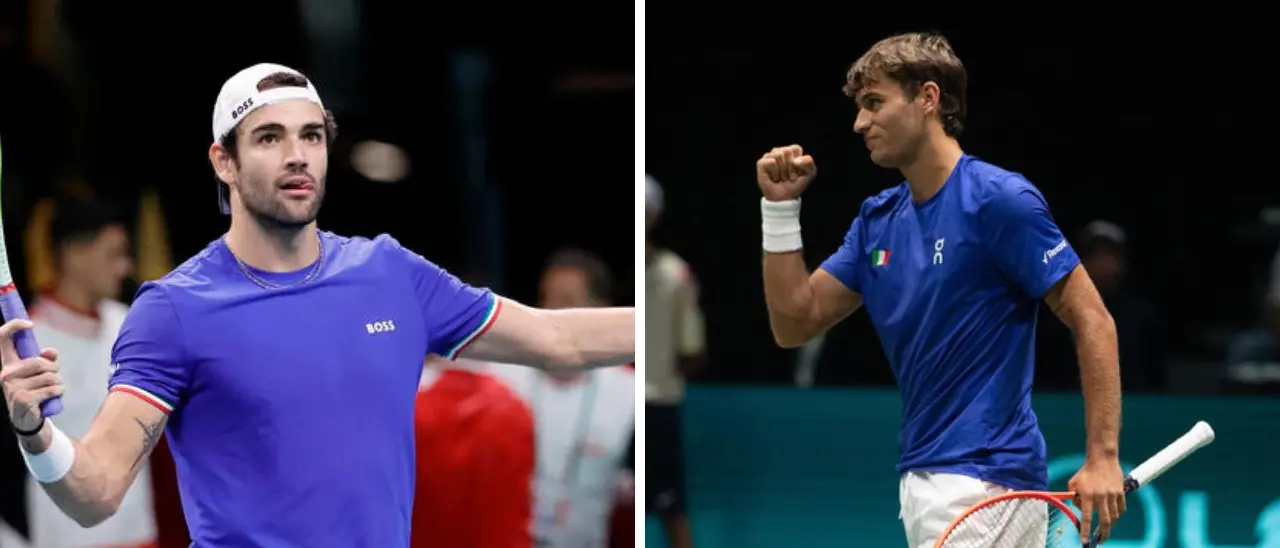 Tennis, Berrettini e Cobolli non sbagliano: l'Italia conquista la finale di Coppa Davis\n