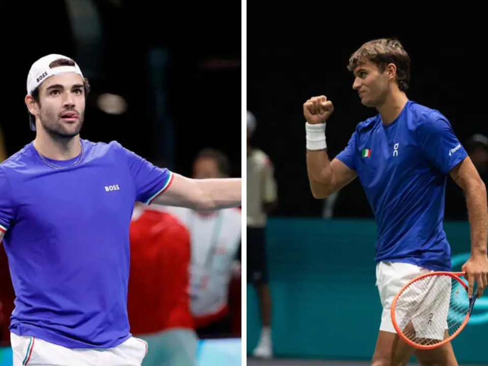 Tennis, Berrettini e Cobolli non sbagliano: l'Italia conquista la finale di Coppa Davis