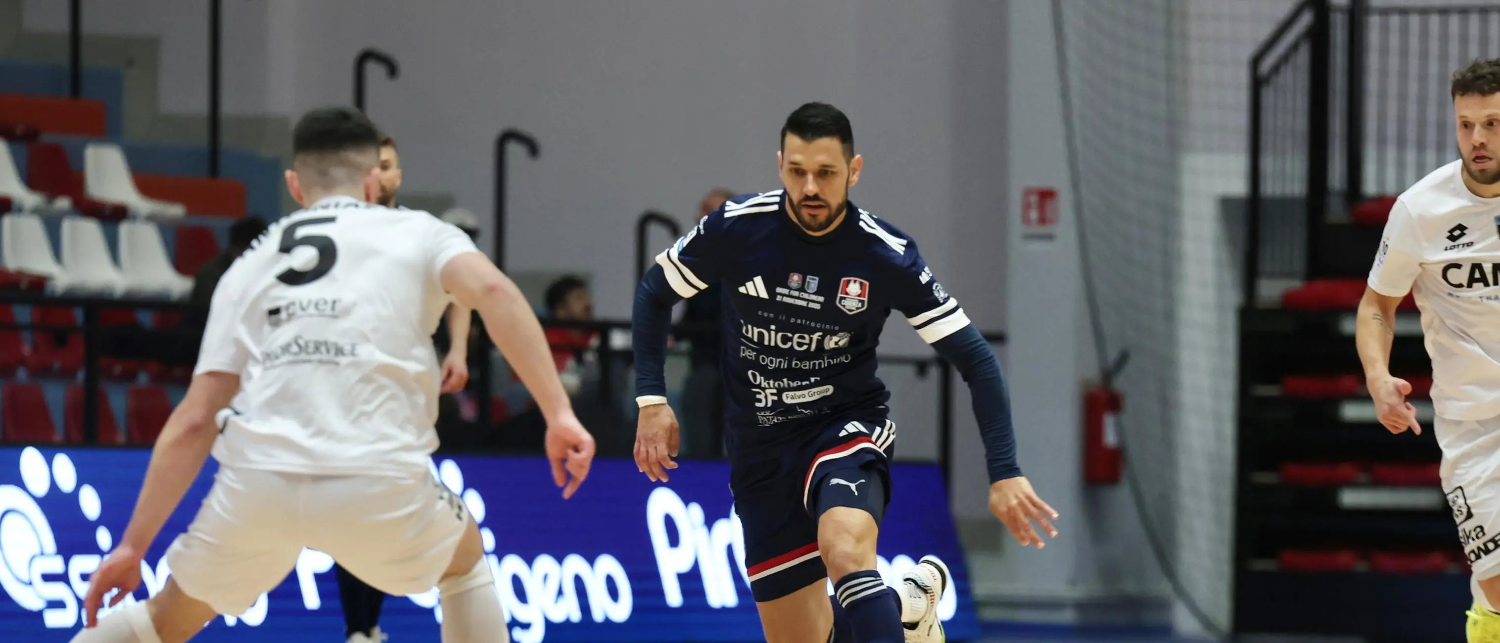 Futsal Serie A, la Pirossigeno Cosenza e crede e vince in rimonta: contro la Came Treviso finisce 2-1\n