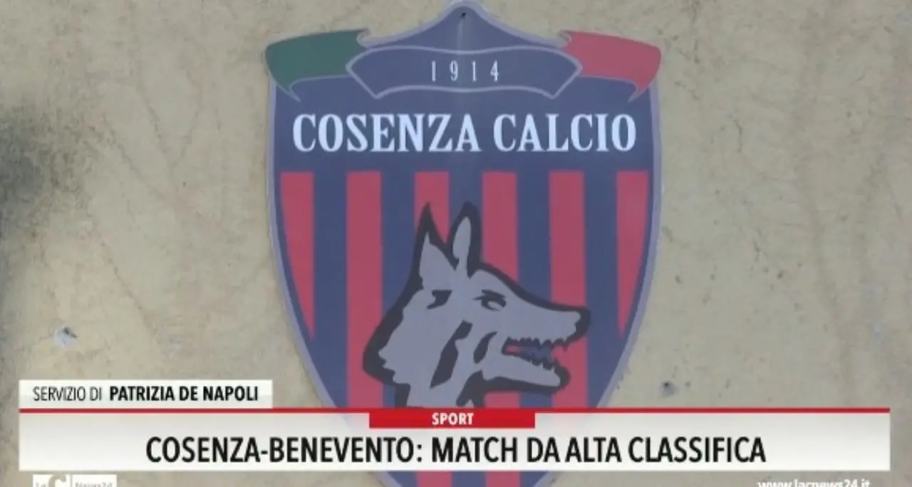 Cosenza-Benevento: match da alta classifica