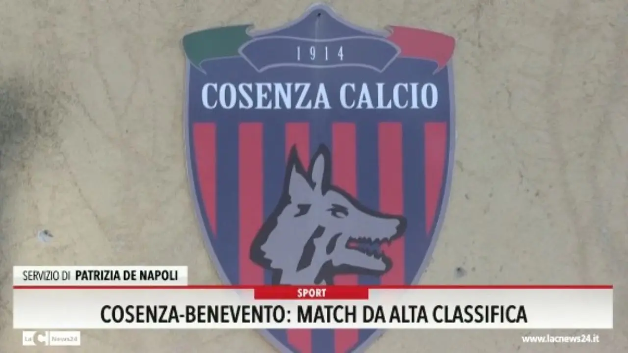 Cosenza-Benevento: match da alta classifica