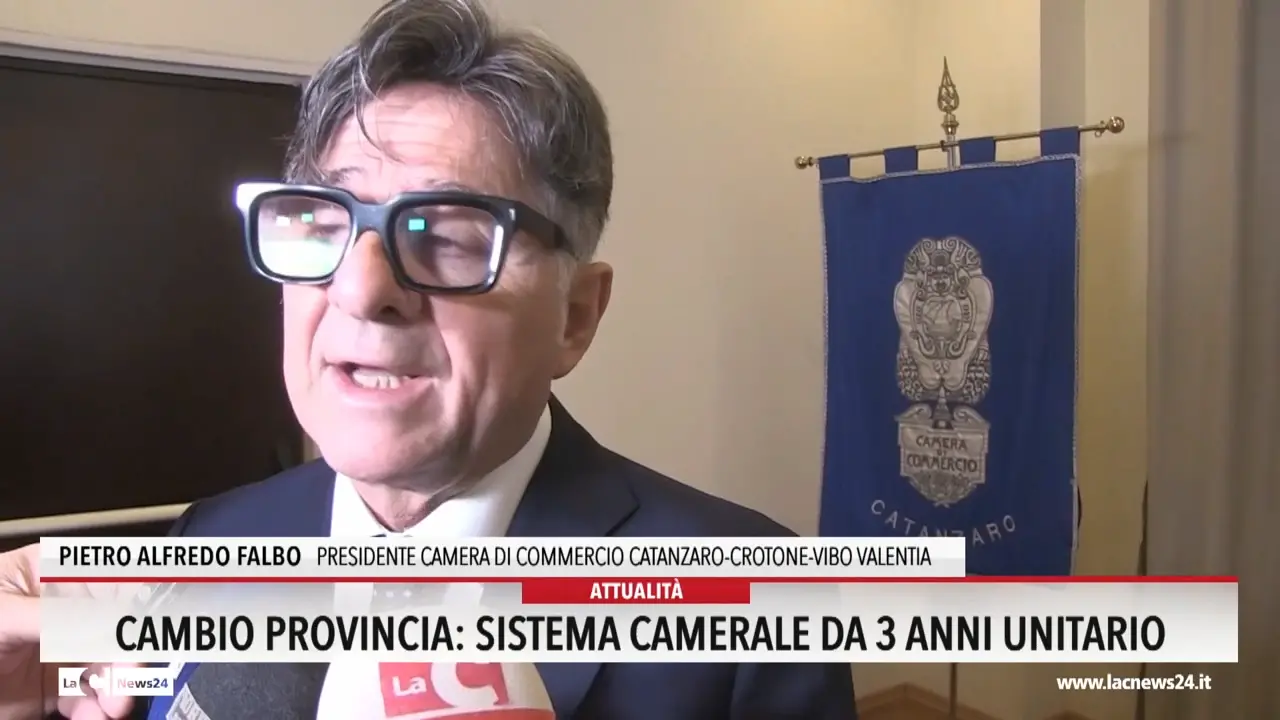 Cambio Provincia, sistema camerale da 3 anni unitario