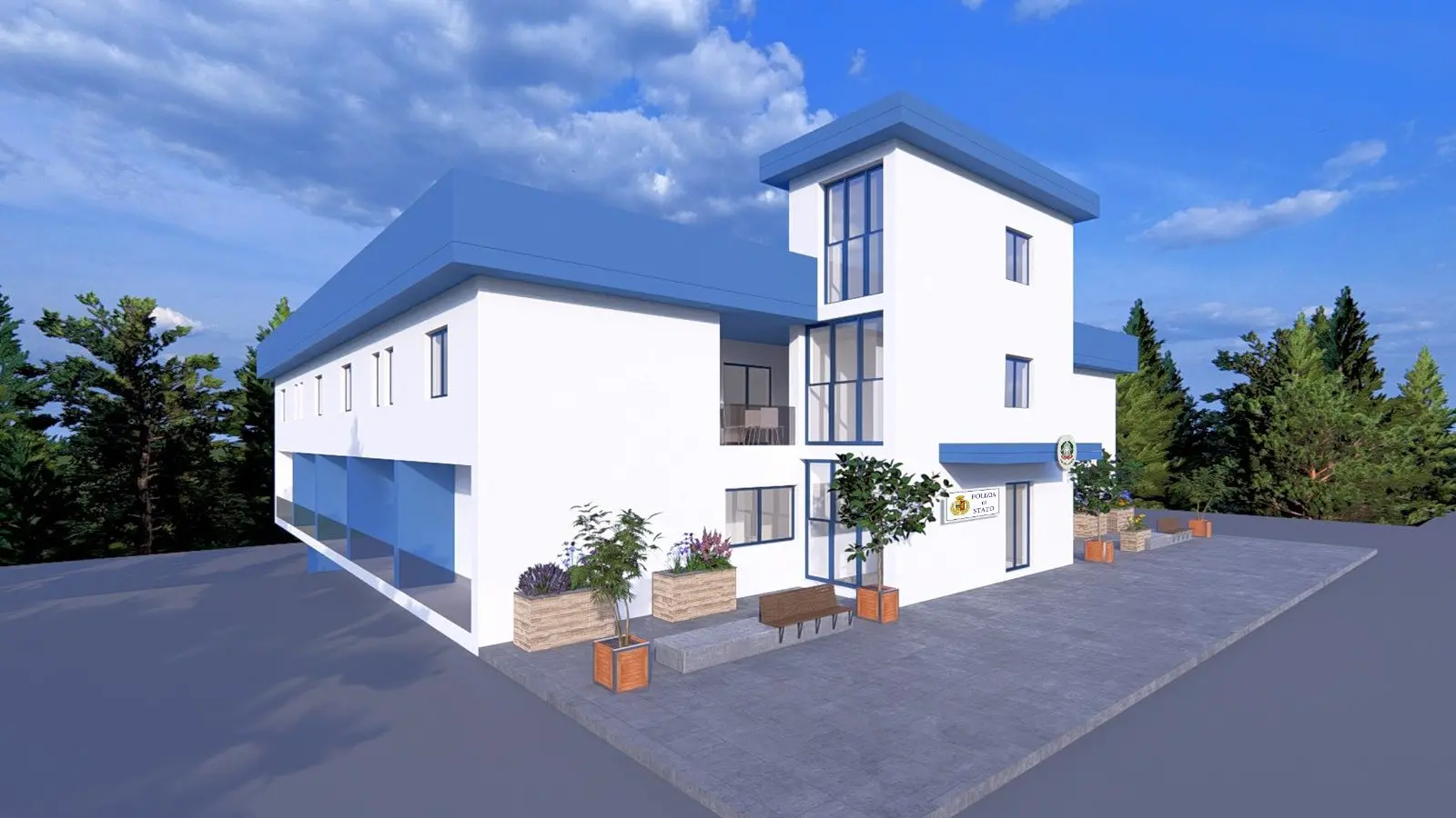 <p>Il progetto degli alloggi che ospiteranno gli agenti di Polizia</p>\\n