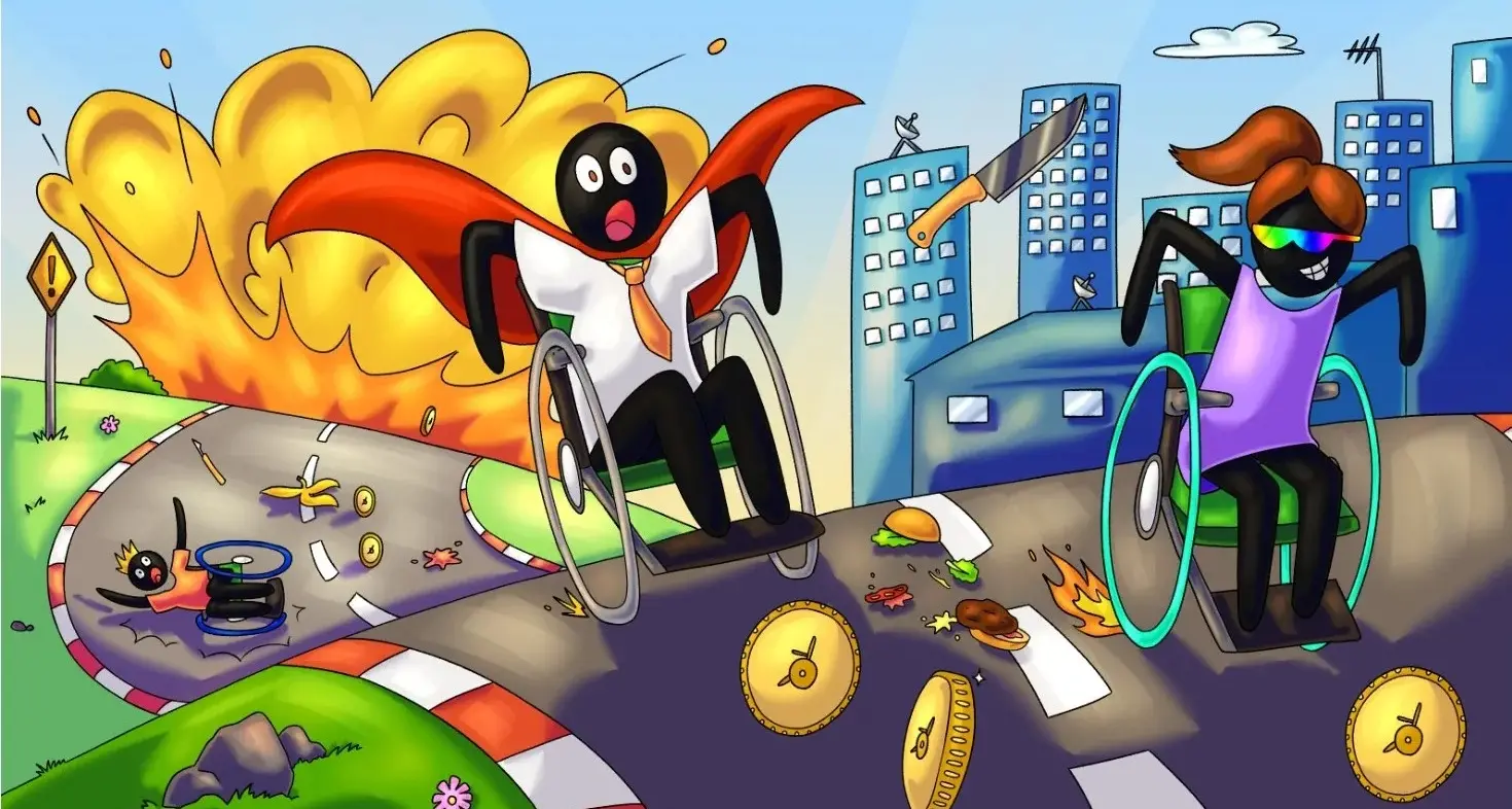 The handYcapped, il videogioco con protagonisti in carrozzina per «raccontare la disabilità in modo diverso»\n