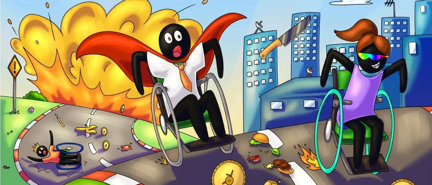 The handYcapped, il videogioco con protagonisti in carrozzina per «raccontare la disabilità in modo diverso»\n
