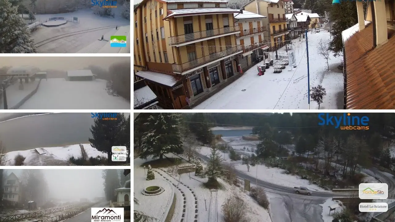Neve in Calabria: da Sila e Pollino\u00A0fino all’Aspromonte ecco le imbiancate più spettacolari\n