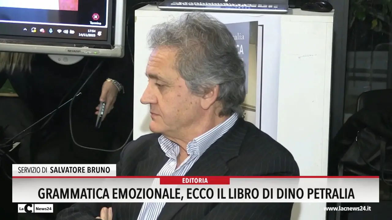 Grammatica emozionale, ecco il libro di Dino Petralia