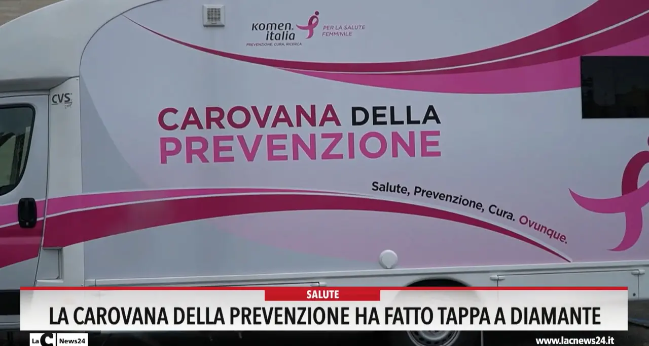 La carovana della prevenzione ha fatto tappa a Diamante