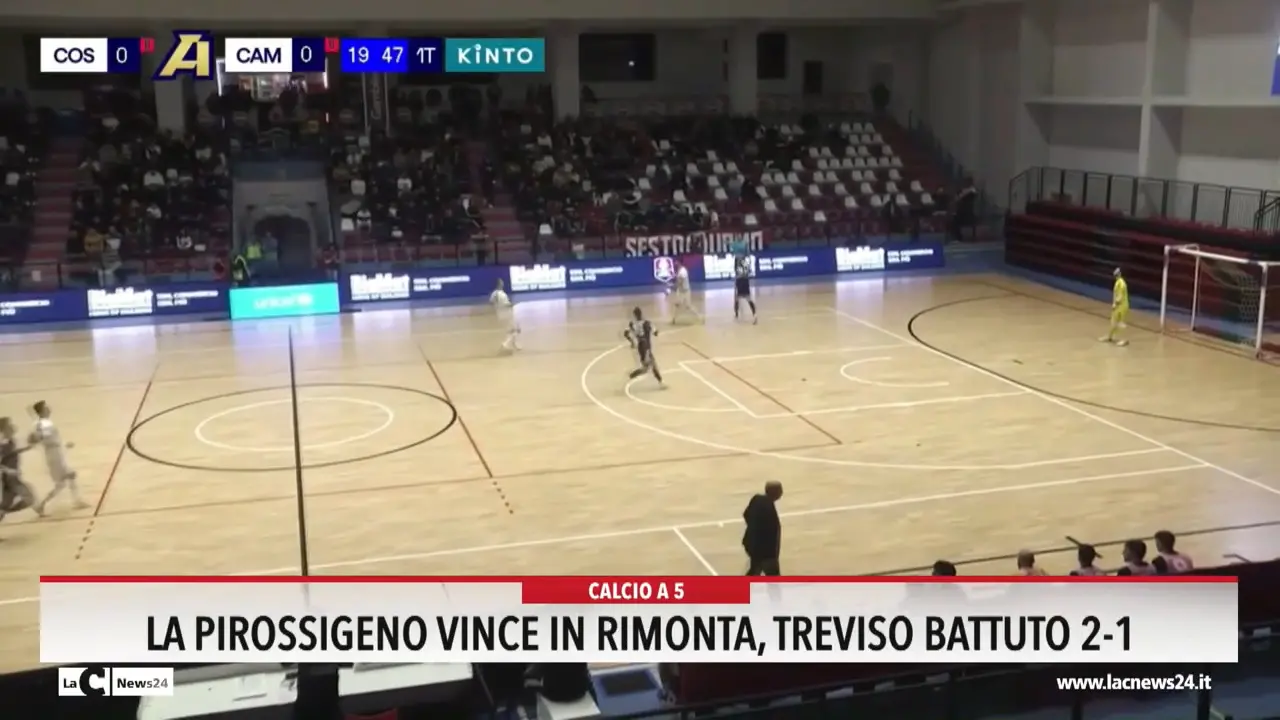 La Pirossigeno vince in rimonta, Treviso battuto 2-1