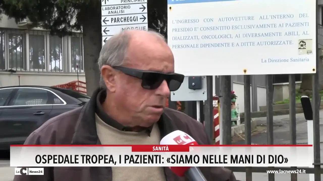 Ospedale Tropea, i pazienti: \"Siamo nelle mani di Dio\"