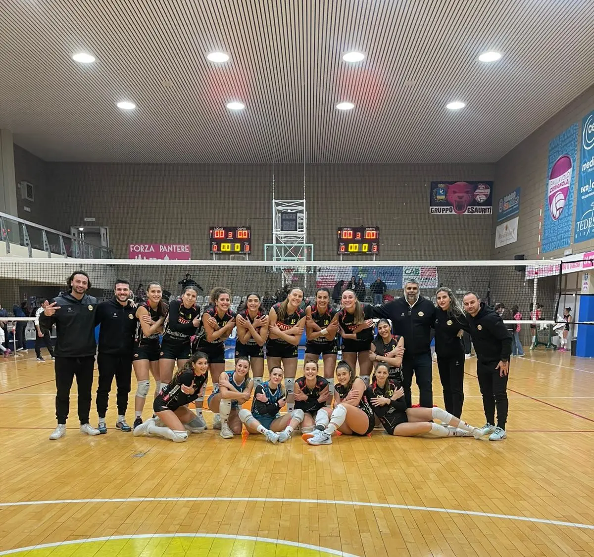 La Tonno Callipo femminile fa en plein: a Cerignola arriva la settima vittoria consecutiva per 3-0\n