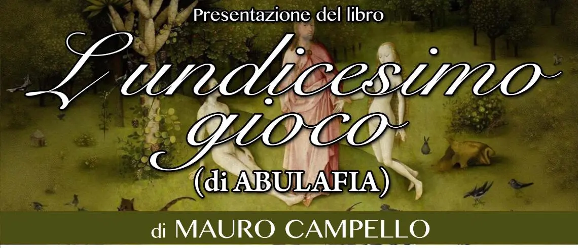 Reggio, presentazione del libro “L'undicesimo gioco (di Abulafia)” di Mauro Campello\n