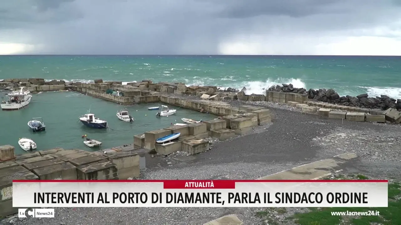 Interventi al porto di Diamante, parla il sindaco Ordine