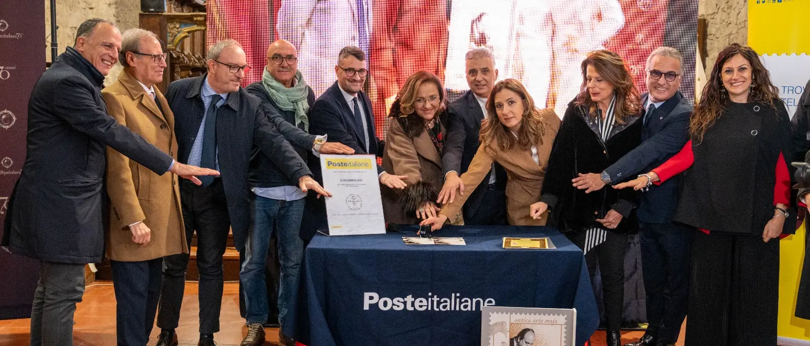 Annullo filatelico per Spadafora, l’Abbazia celebra il maestro orafo\n