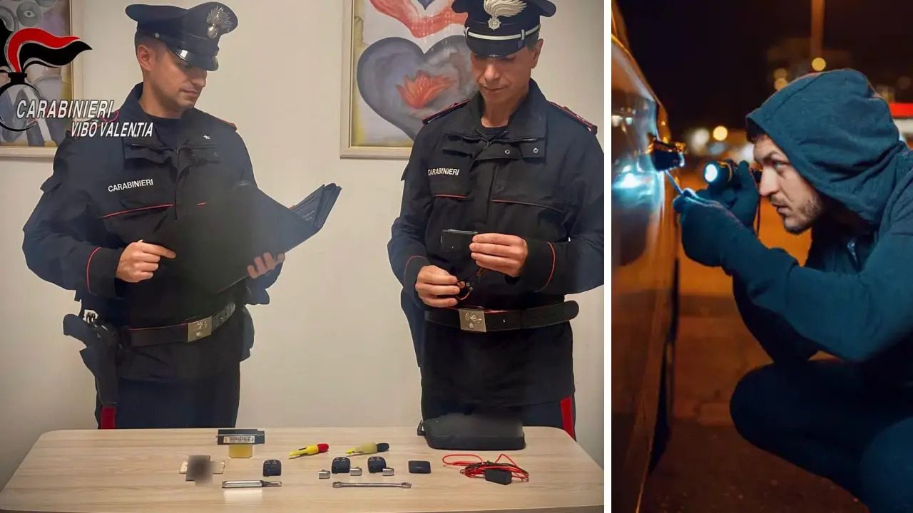 Vibo, a caccia d’auto a Moderata Durant: sorpresi con chiavi elettroniche alterate e attrezzi da scasso\n