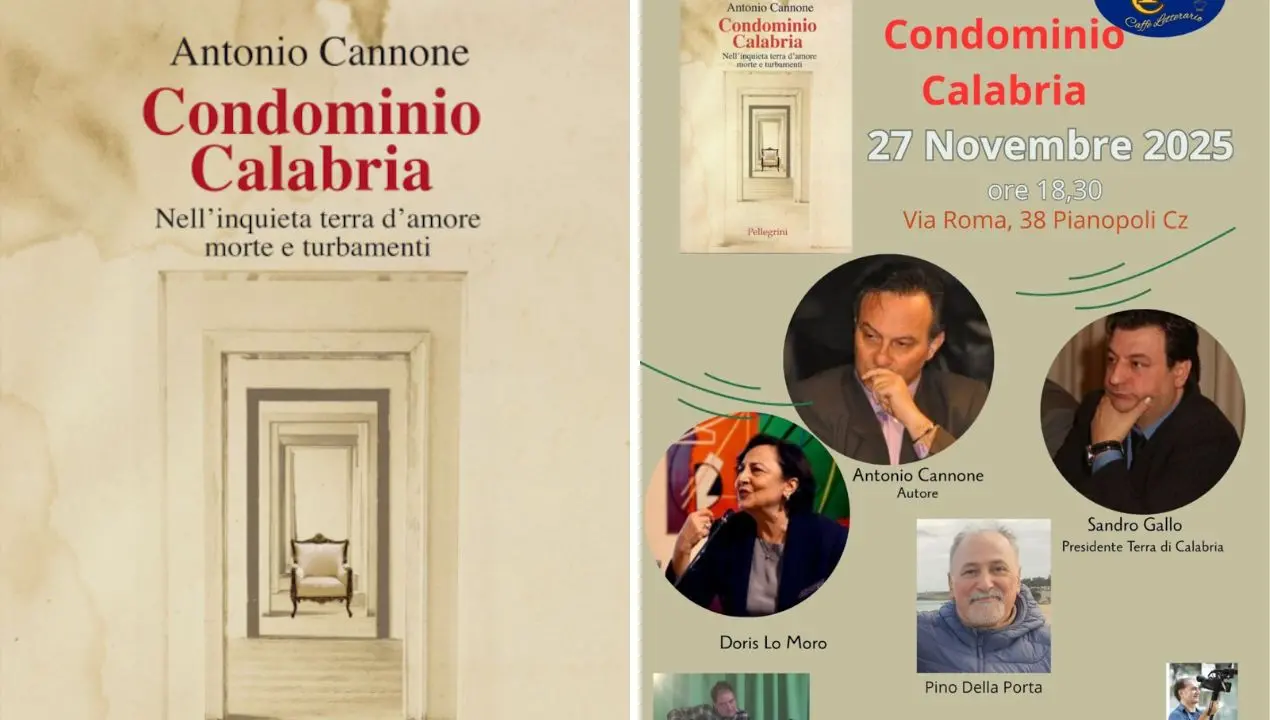 Storie di mafie e di speranza, a Pianopoli la presentazione del libro Condominio Calabria di Antonio Cannone\n