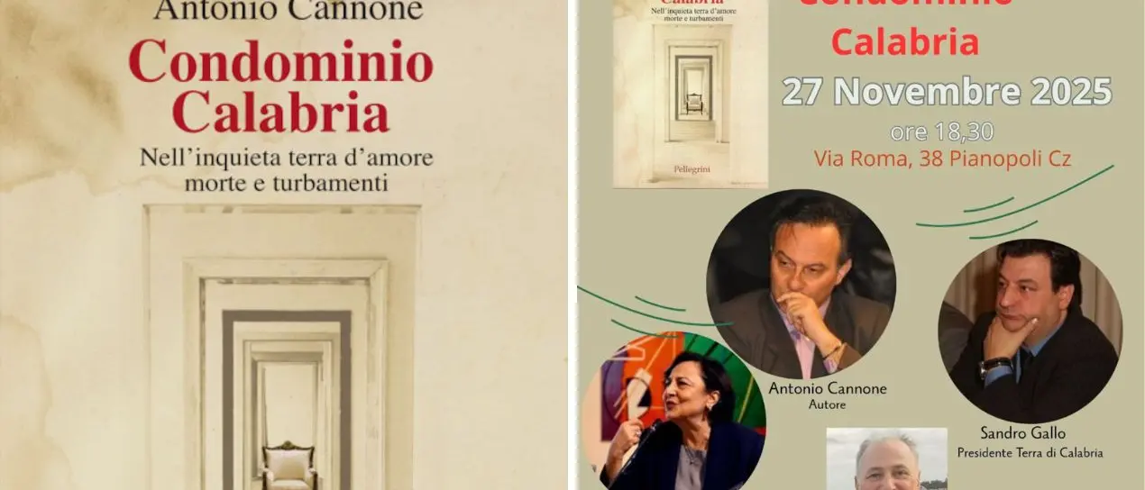Storie di mafie e di speranza, a Pianopoli la presentazione del libro Condominio Calabria di Antonio Cannone\n