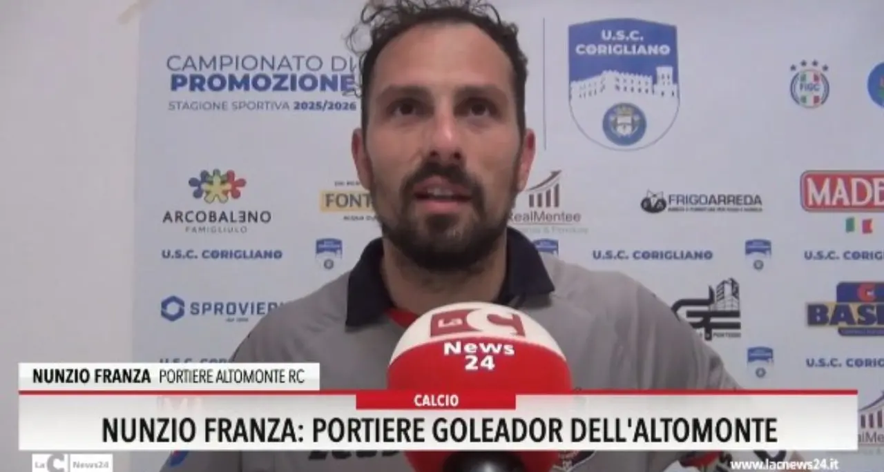 Nunzio Franza: portiere goleador dell Altomonte