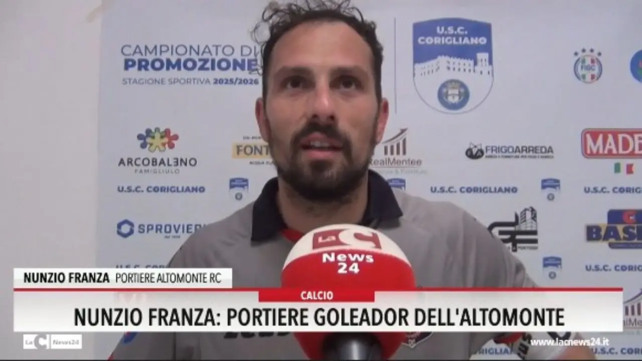 Nunzio Franza: portiere goleador dell Altomonte