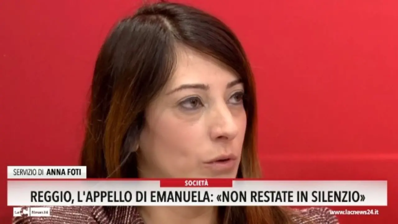 Reggio, l'appello di Emanuela: «Non restate in silenzio»