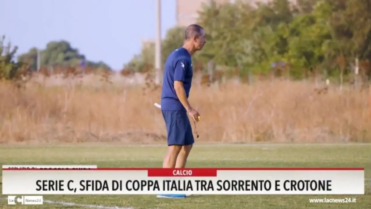 Serie C, sfida di coppa Italia tra Sorrento e Crotone