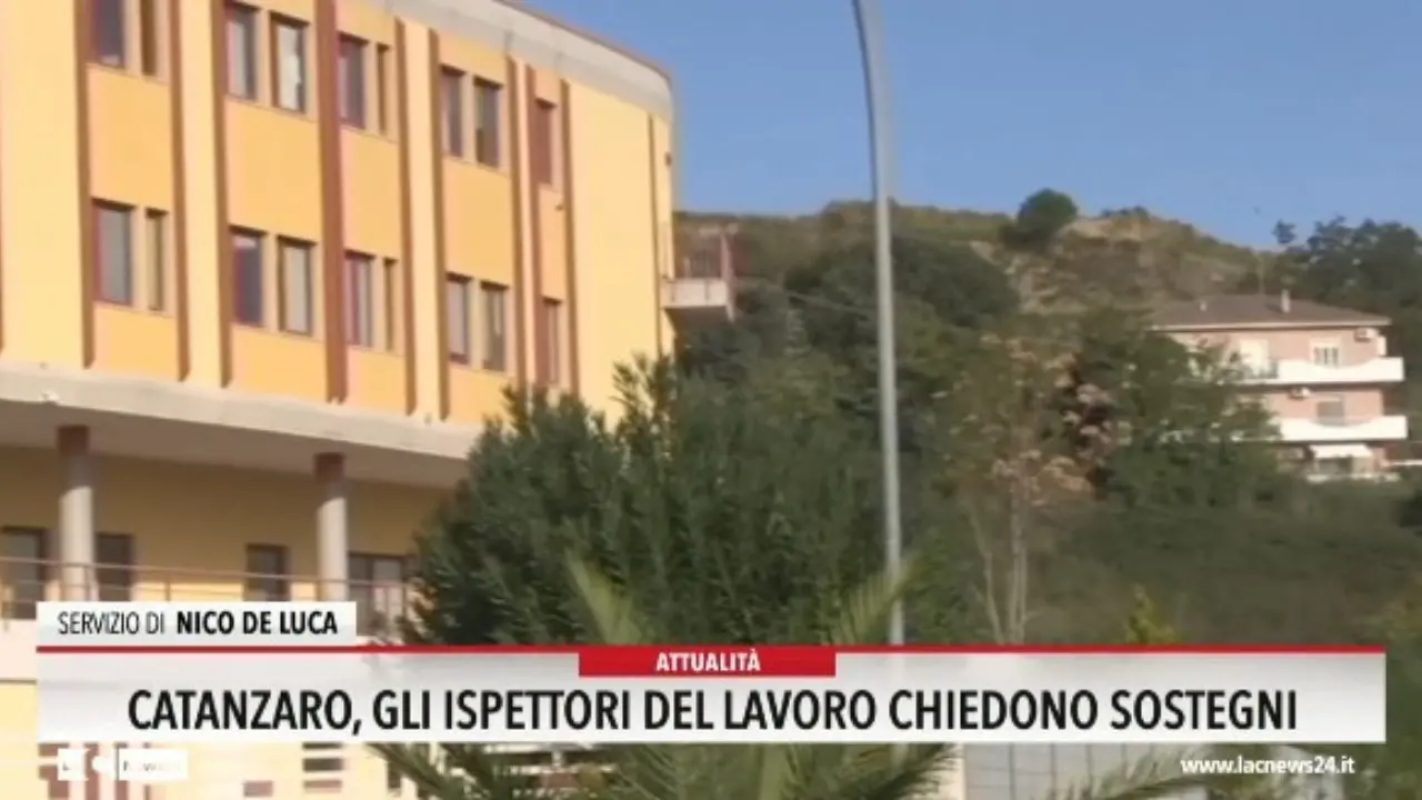A Catanzaro la protesta degli ispettori del lavoro