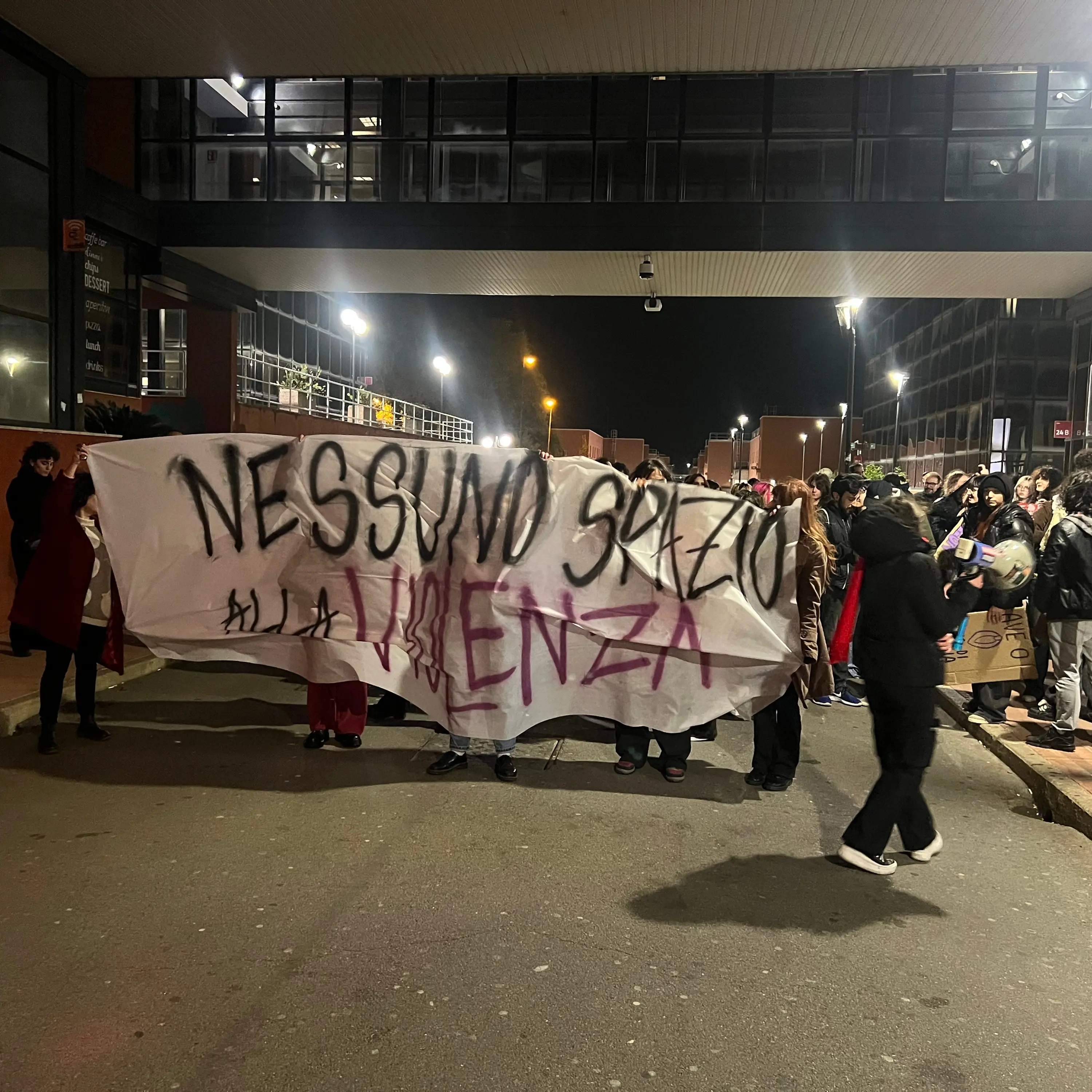 «L’Unical non è un posto sicuro per le donne»: dal corteo fra i cubi un grido d’allarme