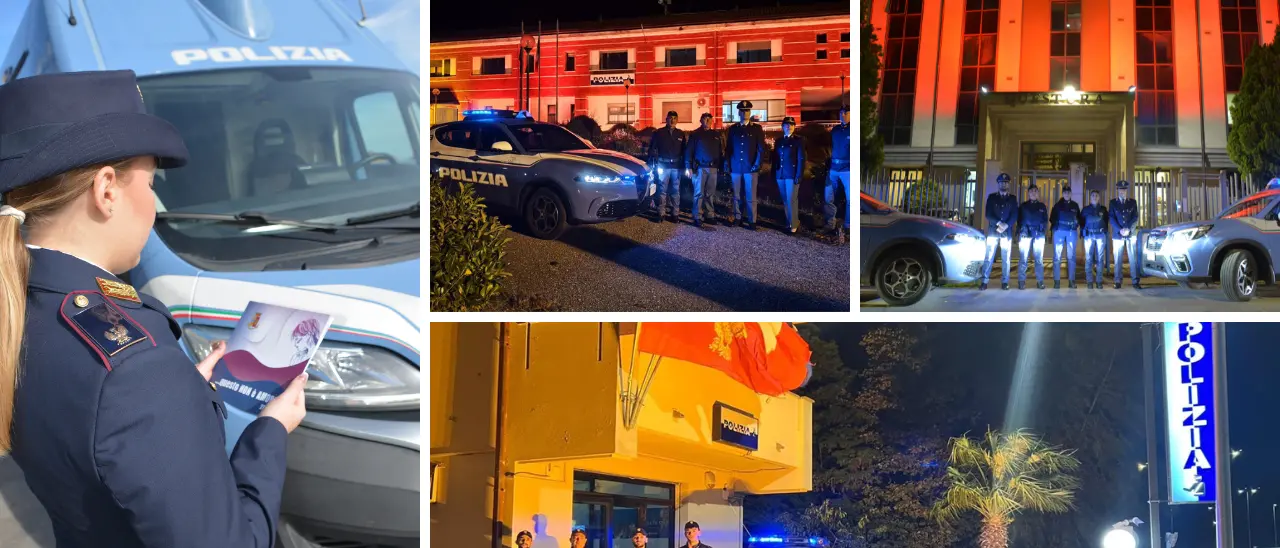 “Orange the World”: Questura e presidi vibonesi\u00A0della polizia si colorano di arancione contro la violenza di genere\n