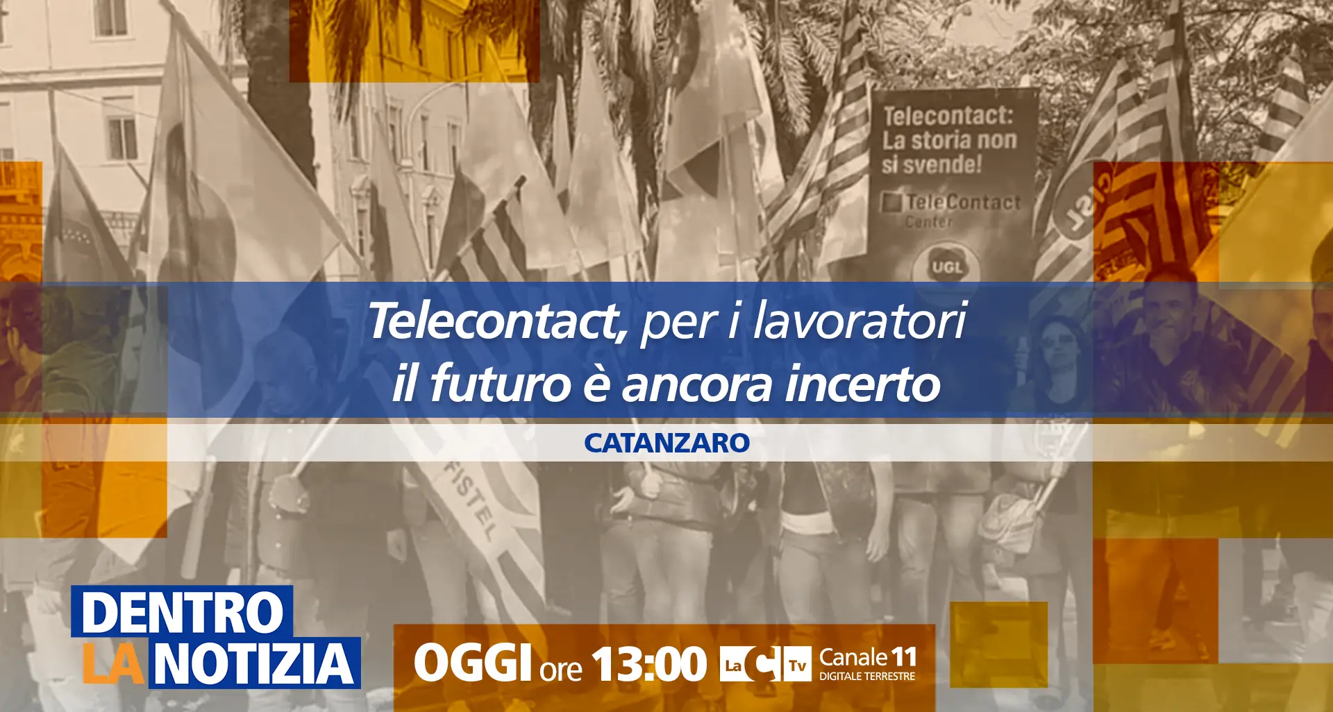 Telecontact, 400 lavoratori a rischio in Calabria: l’allarme dei sindacati\u00A0a Dentro la Notizia\n