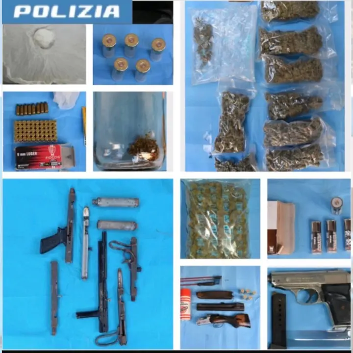 Tropea, armi clandestine e droga nascoste in cantina: un arresto alle case popolari