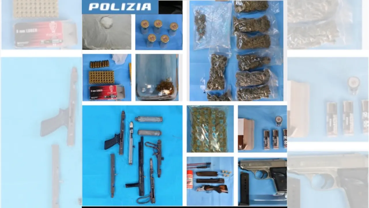 Tropea, controlli della polizia nelle case popolari: armi clandestine e droga in cantina. Un arresto\n