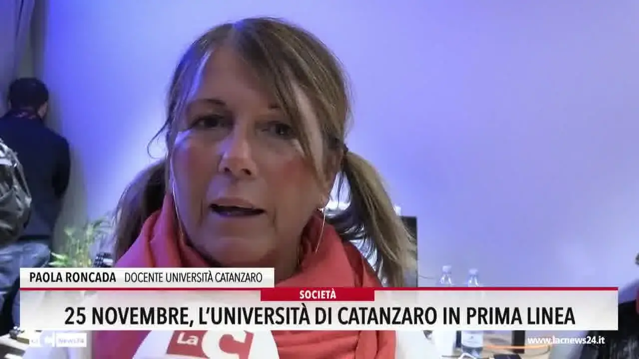 25 novembre, l'Università di Catanzaro in prima linea