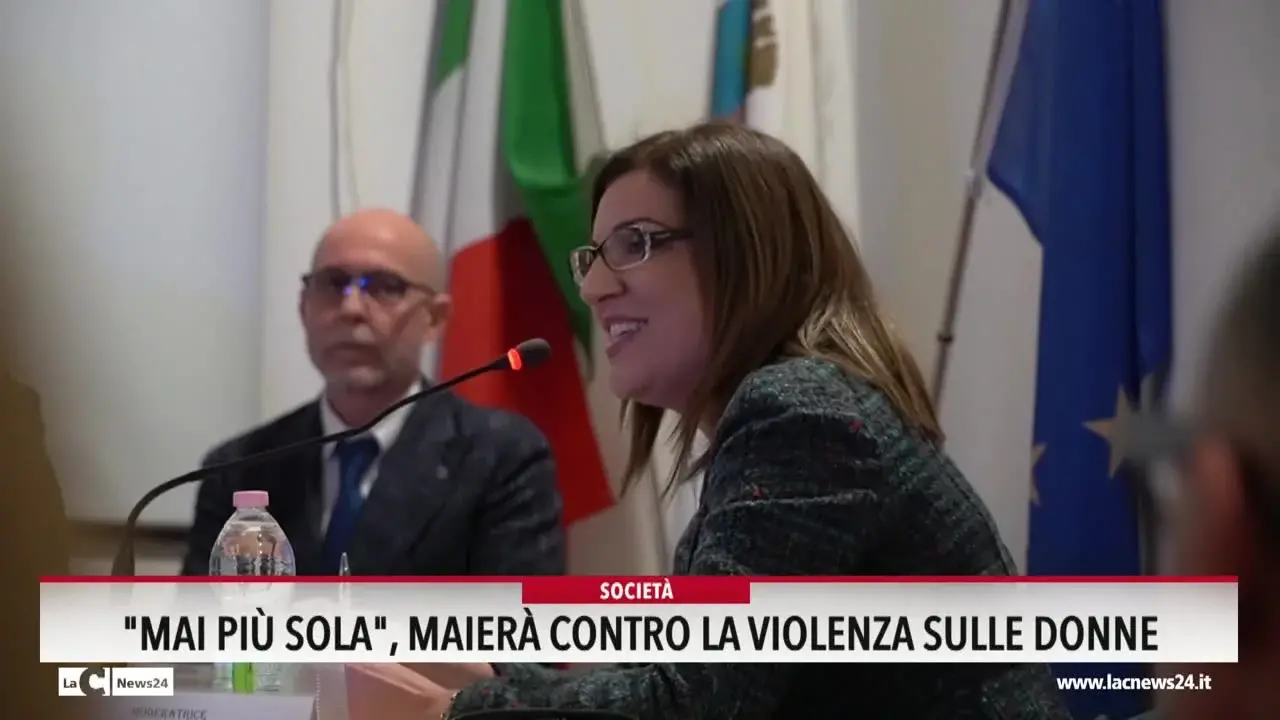 Mai più sola, Maierà contro la violenza sulle donne