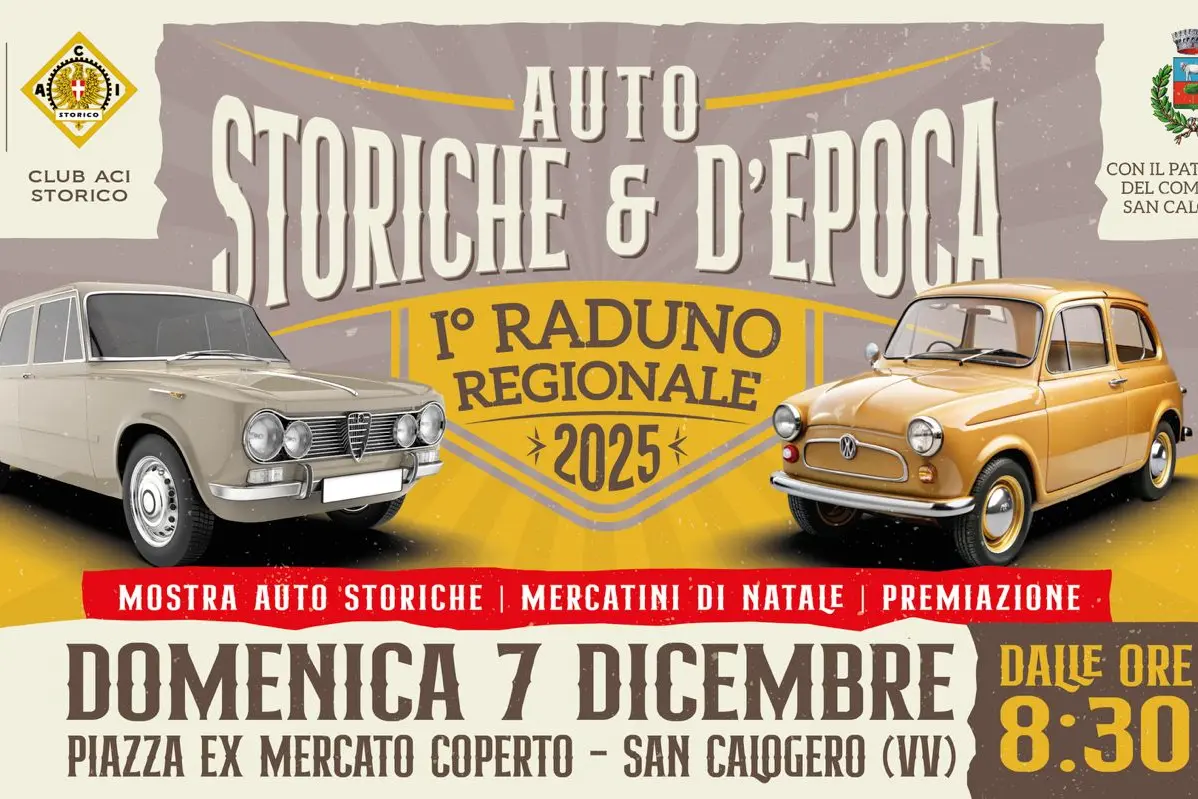 A San Calogero arriva il primo raduno di auto d’epoca: attese 100 vetture\n