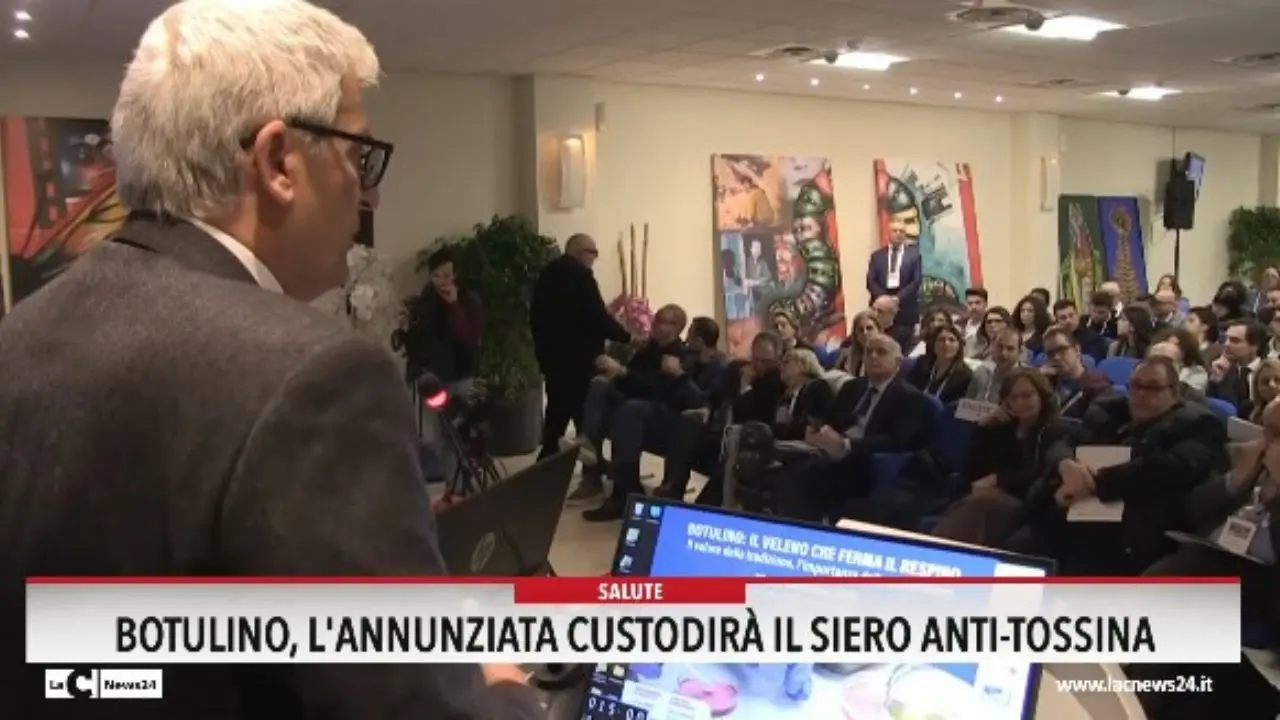 Botulino, l'Annunziata custodirà il siero anti-tossina