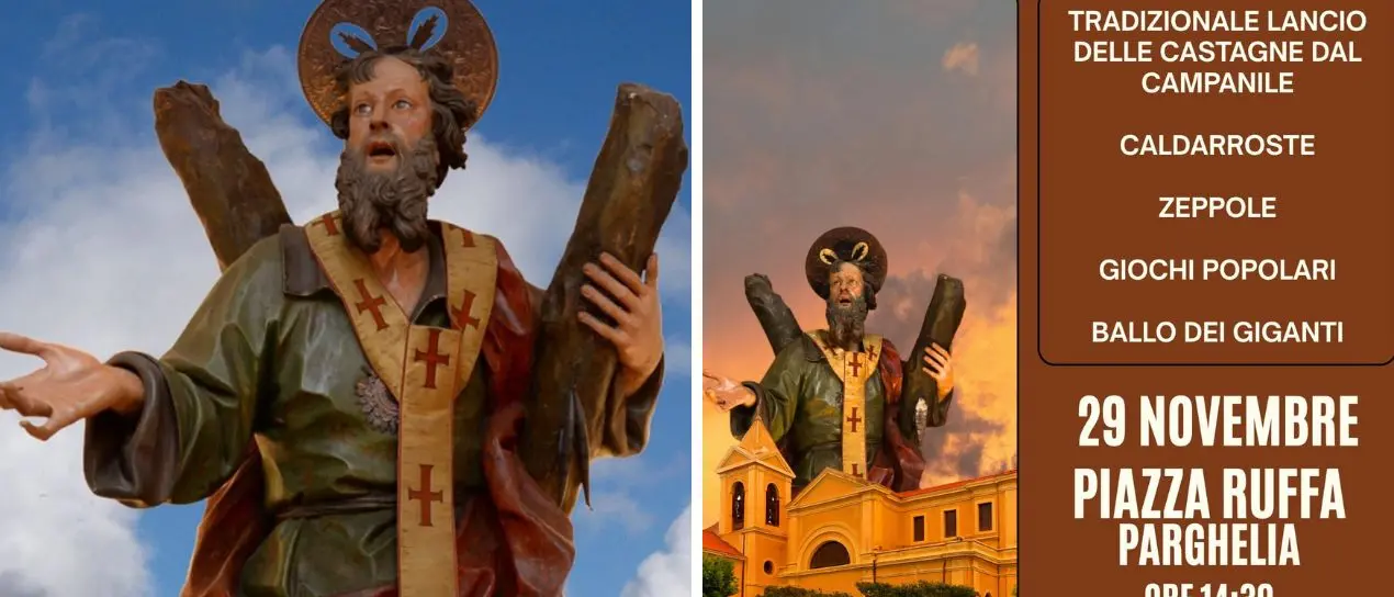 Parghelia pronta a festeggiare Sant’Andrea: dal lancio delle castagne dal campanile ai giochi popolari in piazza\n
