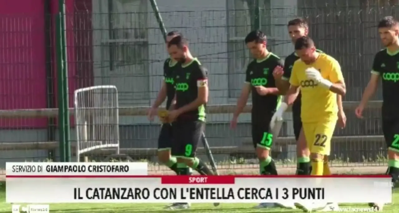 Il Catanzaro con l'Entella cerca i 3 punti