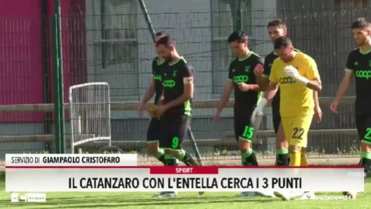 Il Catanzaro con l'Entella cerca i 3 punti