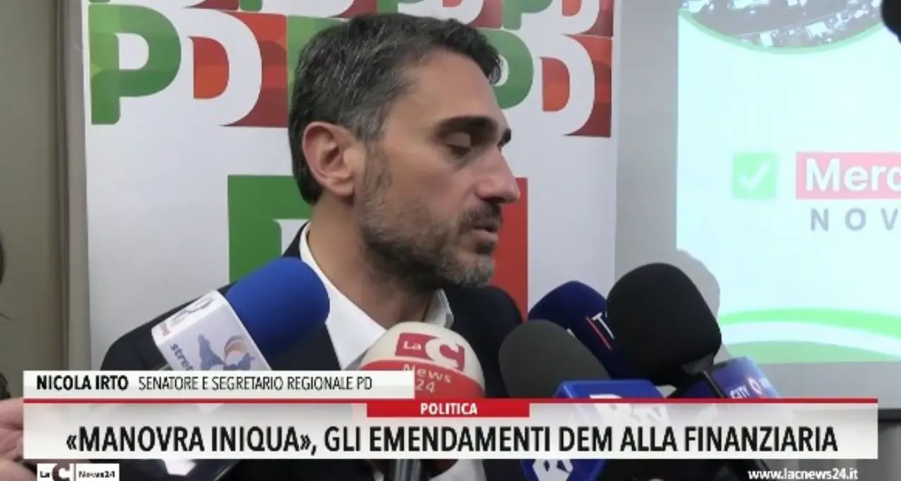 Manovra iniqua, gli emendamenti Dem alla finanziaria