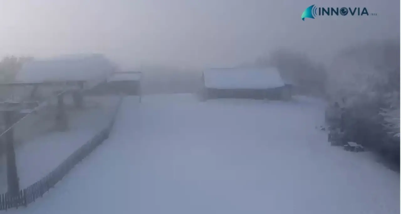 È tornata la neve in Sila, ancora tempo instabile su tutta la Calabria con piogge e temporali\n
