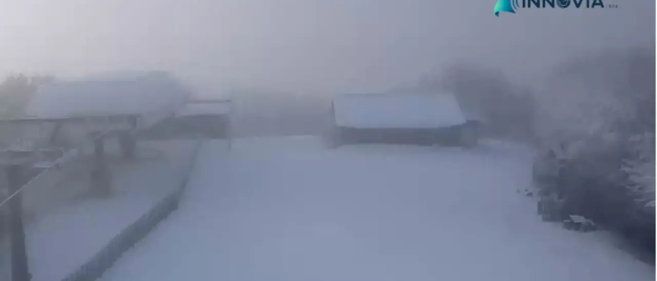 È tornata la neve in Sila, ancora tempo instabile su tutta la Calabria con piogge e temporali\n