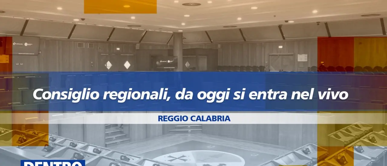 In diretta dal cuore delle istituzioni calabresi: Dentro la Notizia entra nel vivo dei lavori del Consiglio regionale\n