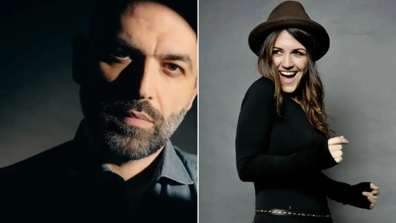 Roberto Saviano e Carlotta Proietti