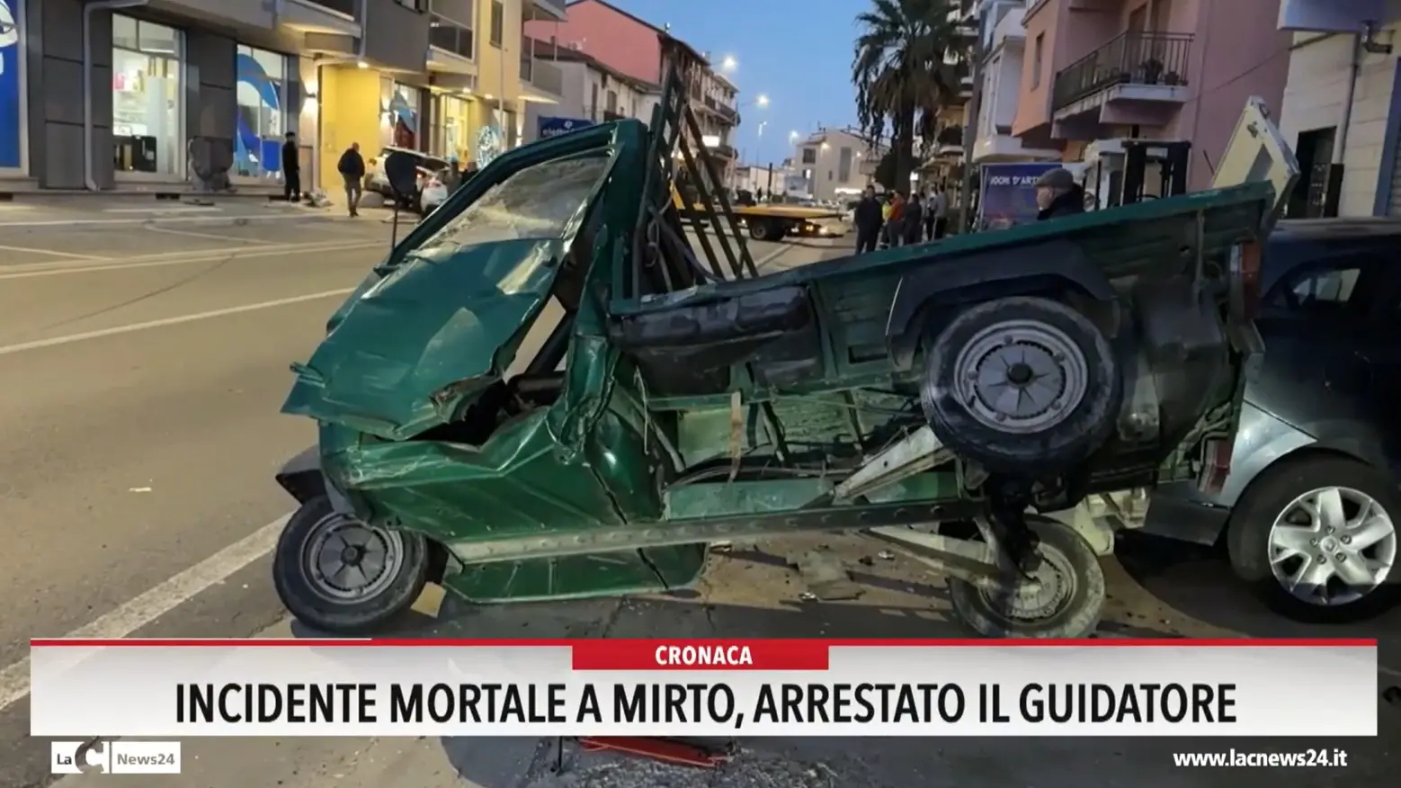 Incidente mortale a Mirto, arrestato il guidatore