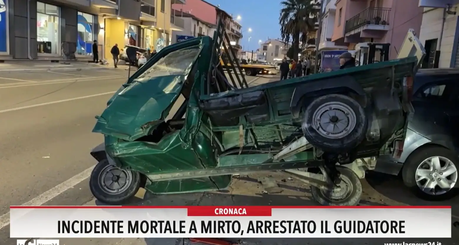 Incidente mortale a Mirto, arrestato il guidatore