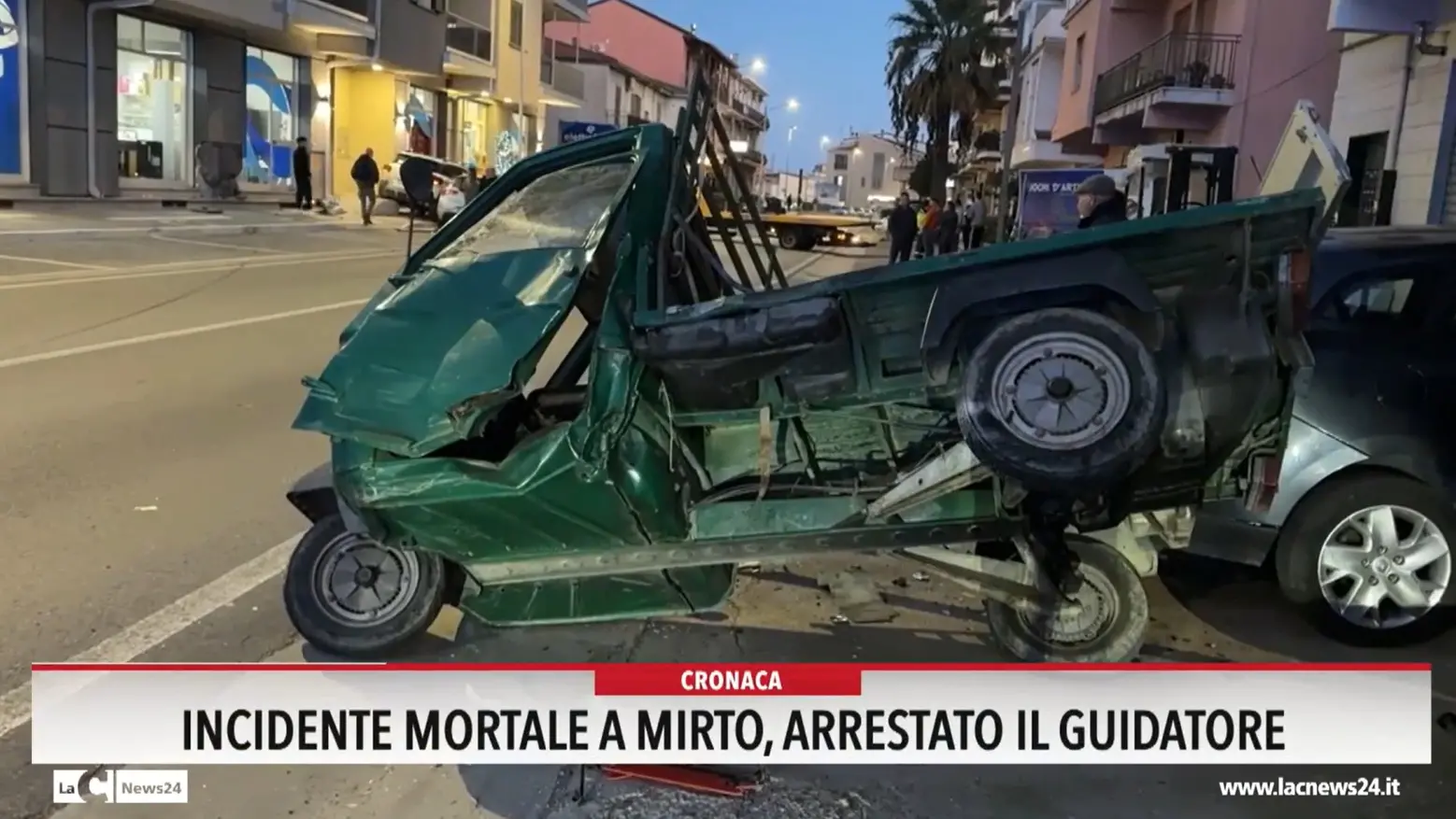 Incidente mortale a Mirto, arrestato il guidatore