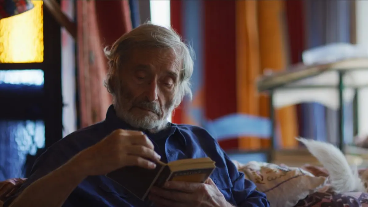 L\\'artista Nik Spatari in una scena del docufilm di Luigi Simone Veneziano \"Il sogno di Jacob\" , CREDIT - Le sei sorelle